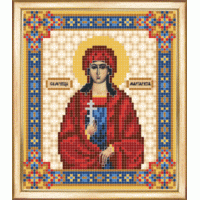Чаривна Мить СБИ-067 Именная икона св. мученица Маргарита. Схема для вышивания бисером 