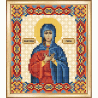 Чаривна Мить СБИ-080 Именная икона святая мученица Раиса. Схема для вышивания бисером 