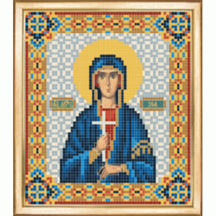 Именная икона святая мученица Зоя. Схема для вышивания бисером (арт. СБИ-086)