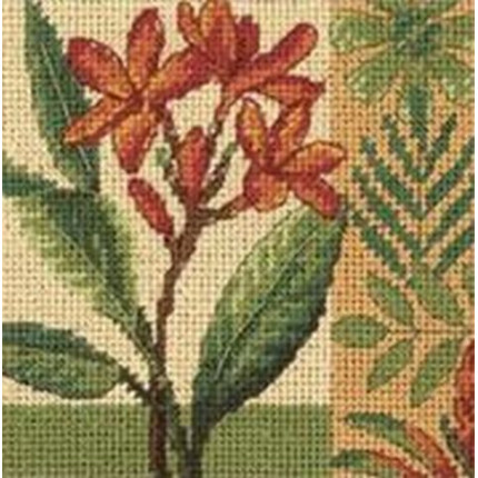 Набор для вышивания 07227 Tropical Floral (Тропические растения)