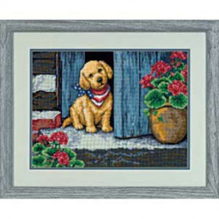 Набор для вышивания 20014 Patient Puppy (Терпеливый щенок)
