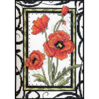 Dimensions 65064 Blooming Poppies (Цветущие маки) 