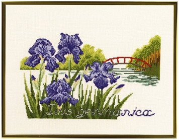 Набор для вышивания 12-303 Ирис германский (Iris germanica)