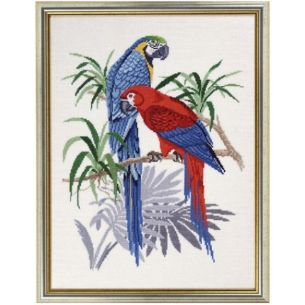 Набор для вышивания 12-765 Голубые Ара (Blue macaws)
