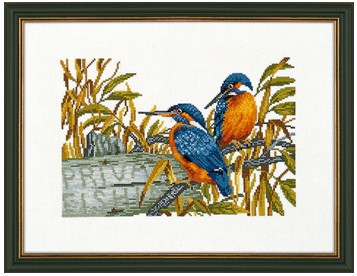 Набор для вышивания 14-147 Зимородки (Kingfishers)