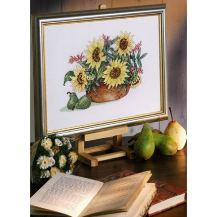 Набор для вышивания 14-463 Подсолнухи в шаре (Sunflowers in bowl)