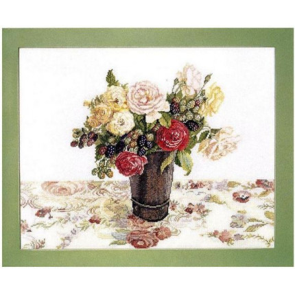Набор для вышивания 1607 Rose and Raspberry (Розы и ежевика)