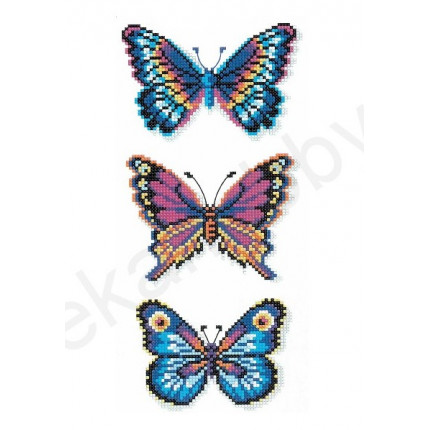 Набор для вышивания 232 Бабочки синие