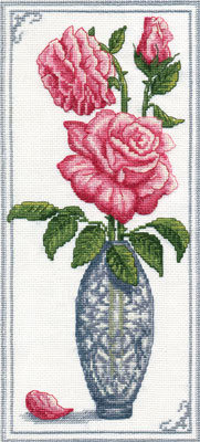 Набор для вышивания 8-063 Дамасская роза