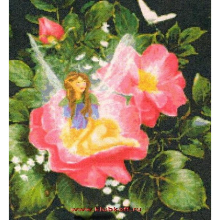 Набор для вышивания 98557 Фея на шиповнике (Wild Rose Fairy)