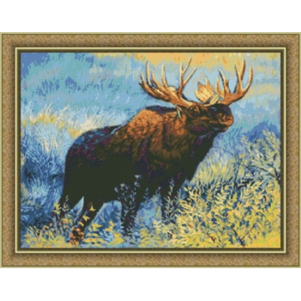 Набор для вышивания 98857 Голос леса (Moose Call)