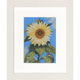 Набор для вышивания 35045LAN Sunflower on Blue (Подсолнух на голубом фоне)