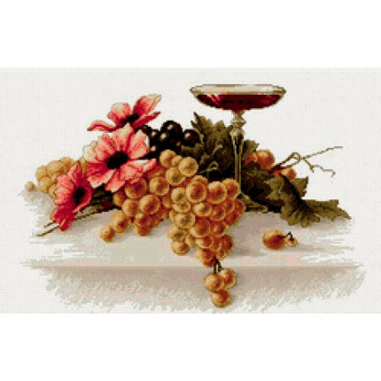 Набор для вышивания B214 Цветы и виноград
