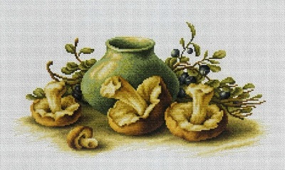 Набор для вышивания B2247 Натюрморт с грибами