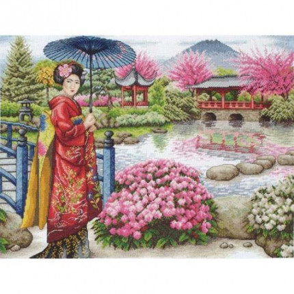 Набор для вышивания 01024 The Japanese Garden (Японский садик)