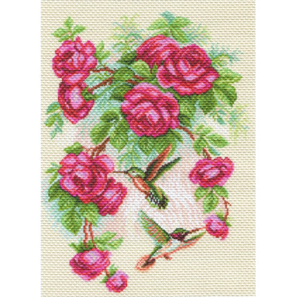 Набор для вышивания 1755/Н Розы и колибри