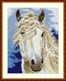 Набор для вышивания 615/1 Белая лошадь