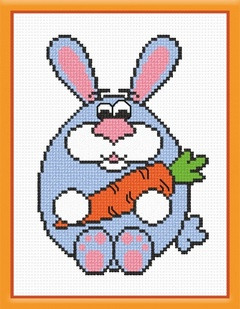 Набор для вышивания 413 Кролик с морковкой