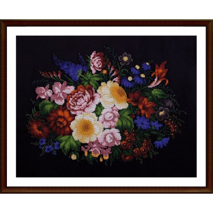 Набор для вышивания "PANNA" BN-5011 "Жостовские цветы" 43 х 34 см (арт. БН-5011)