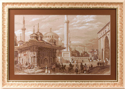 Набор для вышивания ГМ-1292 Стамбул. Фонтан султана Ахмета. Золотая серия