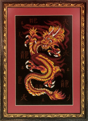 Набор для вышивания СО-1290 Огненный дракон