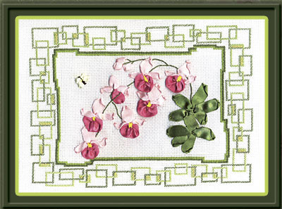 Набор для вышивания Ц-1010 Розовая орхидея