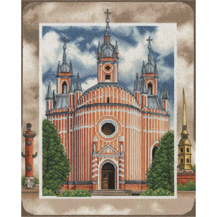 Набор для вышивания ЦМ-1831 Чесменская церковь в Санкт-Петербурге