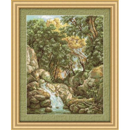 Водопад в лесу (арт. ВХ-1097)