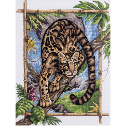 Набор для вышивания Ж-1711 Дымчатый леопард