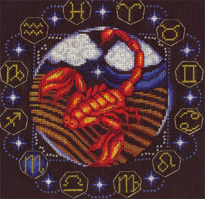 Набор для вышивания ЗН-0929 Знаки Зодиака. Скорпион