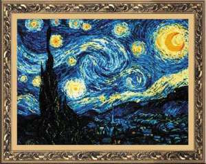 Набор для вышивания 1088 Ван Гог "Звёздная ночь"