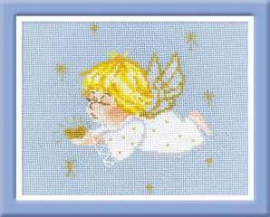 Набор для вышивания 1135 Ангелочек с сердцем