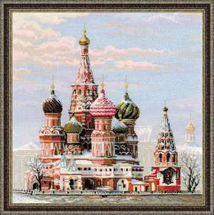 Набор для вышивания 1260 Москва. Собор Василия Блаженного