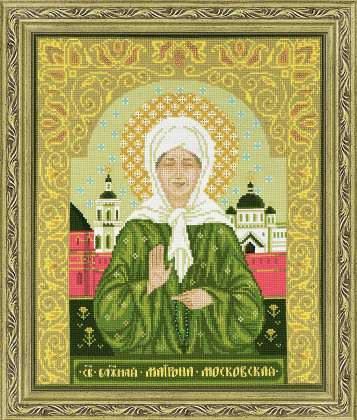 Набор для вышивания 1385 Святая блаженная Матрона Московская
