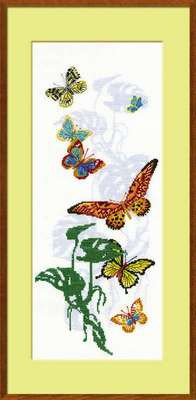 Набор для вышивания 903 Экзотические бабочки