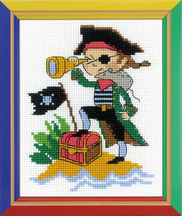 Набор для вышивания НВ164 Храбрый пират