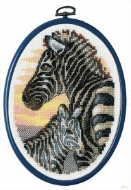 Набор для вышивания 6422.0037 Zebres (Зебры)