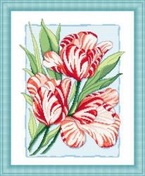 Набор для вышивания ЦВ-019 Пёстрые тюльпаны