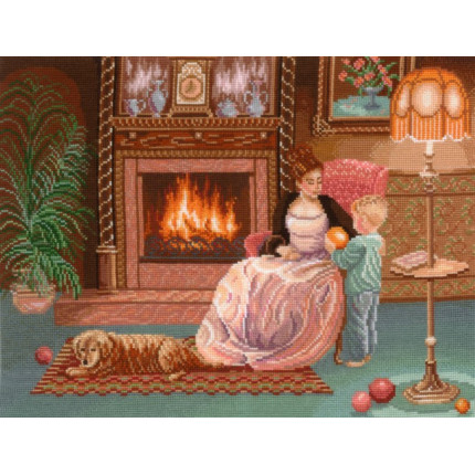 Набор для вышивания У-06 У камина