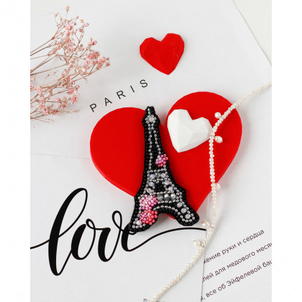 Набор для вышивки бисером украшения на натур. художественном холсте 'Сердце Франции' АД-099  (арт. 618044)