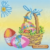 Абрис Арт Схема АБРИС АРТ АС-026 Пасхальная корзина,20*20 см Схема АБРИС АРТ АС-026 Пасхальная корзина,20*20 см 