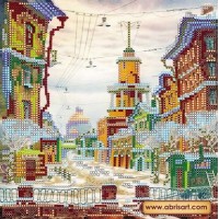 Абрис Арт Схема АБРИС АРТ АС-098 Зачарованная улица,20*20 см Схема АБРИС АРТ АС-098 Зачарованная улица,20*20 см 