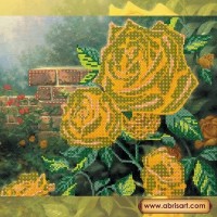 Абрис Арт Схема АБРИС АРТ АС-166 Чайные розы,30*30 см Схема АБРИС АРТ АС-166 Чайные розы,30*30 см 