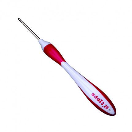 Крючок вязальный addiSwing MAXI 141-7/3.25-17 см. с эргономичной ручкой (арт. Крючок вязальный с эргономичной ручкой)