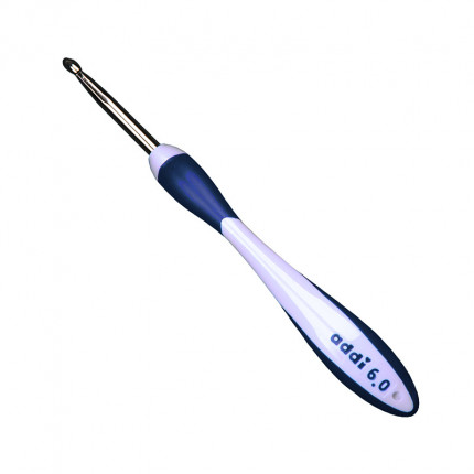 Крючок вязальный addiSwing MAXI 141-7/6-17 см. с эргономичной ручкой (арт. Крючок вязальный с эргономичной ручкой)