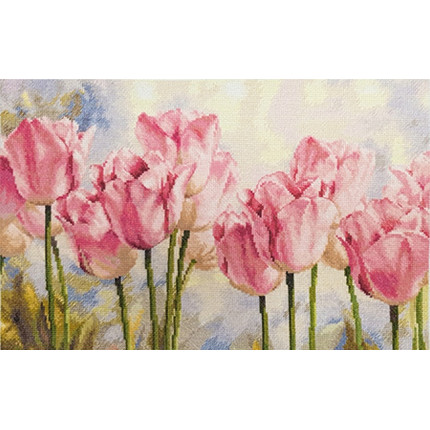 Набор для вышивания 2-37 Розовые тюльпаны
