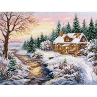 Алиса Набор для вышивания «Алиса» 3-15 Зима. К вечеру Набор для вышивания «Алиса» 3-15 Зима. К вечеру 