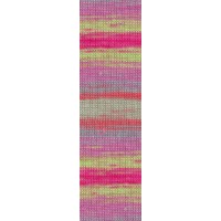 Bahar Batik Цвет 2593 салат\малина\серый