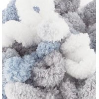 Puffy Color Цвет 6629 белый/серый/голубой
