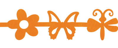Лента из фетра Annet JFC-01 1 метр F056 оранжевый (арт. JFC-01)